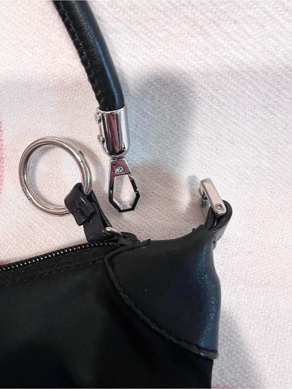 Prada⭐️🌟Black Nylon Shoulder Hobo with Silver Hardware! - Picture 6 of 16
